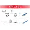 Cabo de rede Equip Cat.6 U/UTP cabo de rede RJ-45 Cat6 1,5m azul