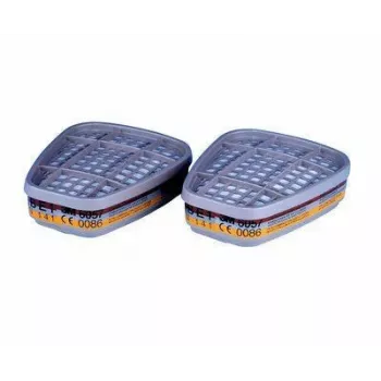 Filtro de proteção respiratória 3M 6057 para proteção contra gases/vapores orgânicos, inorgânicos e ácidos