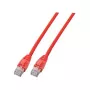 Cabo de rede EFB Elektronik 1m Cat6 RJ-45 U/UTP vermelho