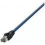 Logilink - Cabo patch - RJ-45 (M) para RJ-45 (M) - 15 m - SFTP, PiMF - CAT 8.1 - sem halogéneos, moldado, redondo, sem patilha - azul (CQ8106S)