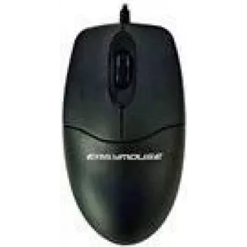 Rato GETT GCQ EasyMouse Rato ótico com fio USB preto