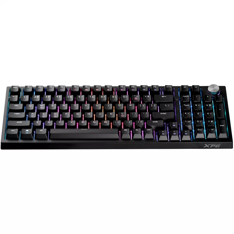 Teclado gaming XPG SORCERER layout US preto retail (75261466)