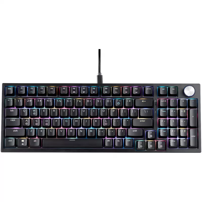 Teclado gaming XPG SORCERER layout US preto retail (75261466)
