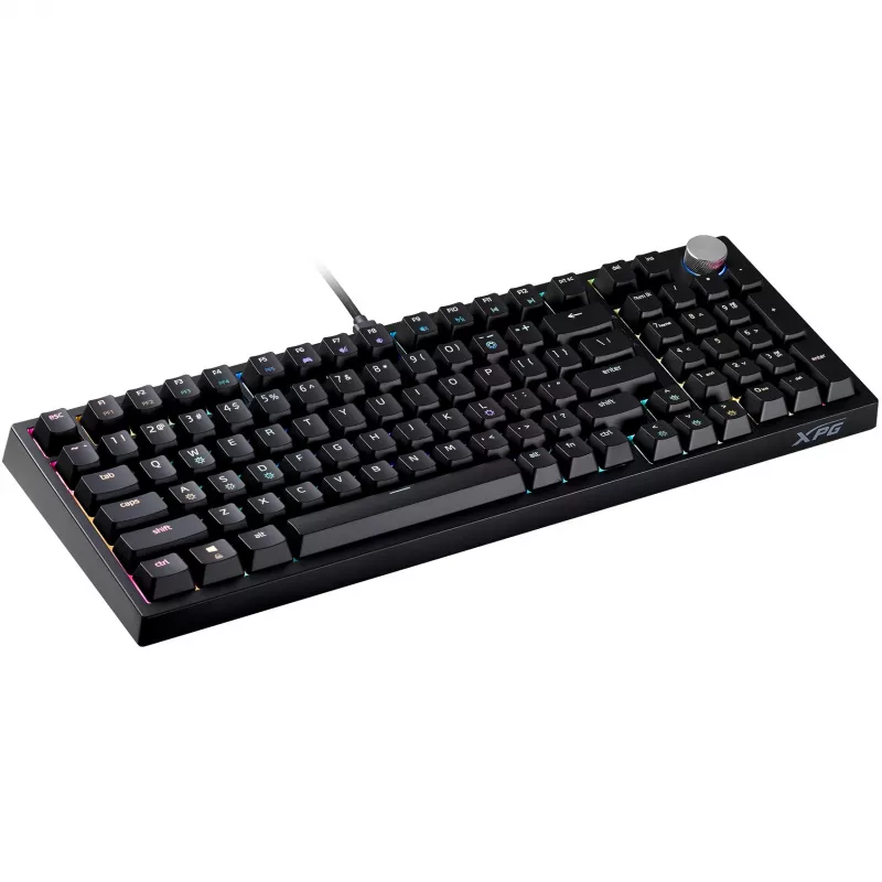Teclado gaming XPG SORCERER layout US preto retail (75261466)