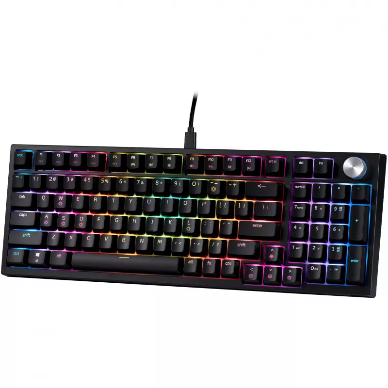 Teclado gaming XPG SORCERER layout US preto retail (75261466)