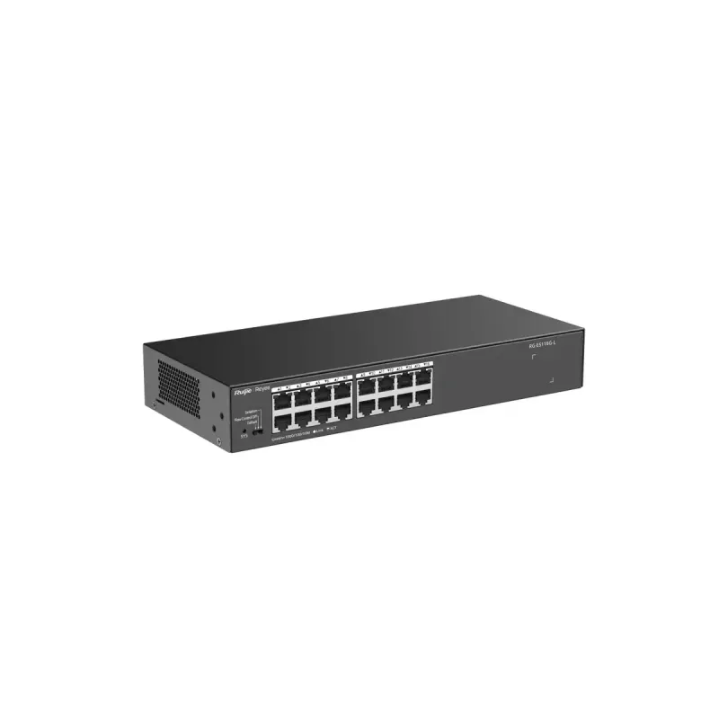 Switch não gerido Ruijie Networks RG-ES116G-L L2 Gigabit Ethernet 16 portas