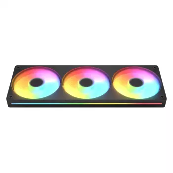 Ventoinha COUGAR Unity360-FB Single-Frame 360 ARGB PWM Reversed, 120 mm, 700–1600 rpm, FDB, Preto