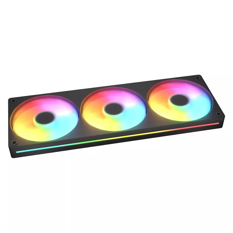 Ventoinha COUGAR Unity360-FB Single-Frame 360 ARGB PWM Reversed, 120 mm, 700–1600 rpm, FDB, Preto
