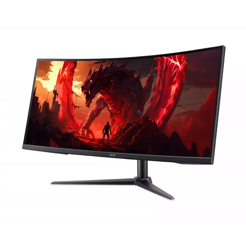 Monitor Acer NITRO XZ340CURW0bmiiphx 34 polegadas Curved UWQHD VA 3440x1440 5 ms Preto