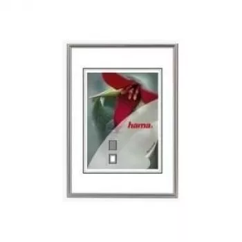 hama moldura Sevilla decor, 21,0 x 29,7 cm, prateado mate, para formato de imagem 15 x 20 cm com passe-partout
