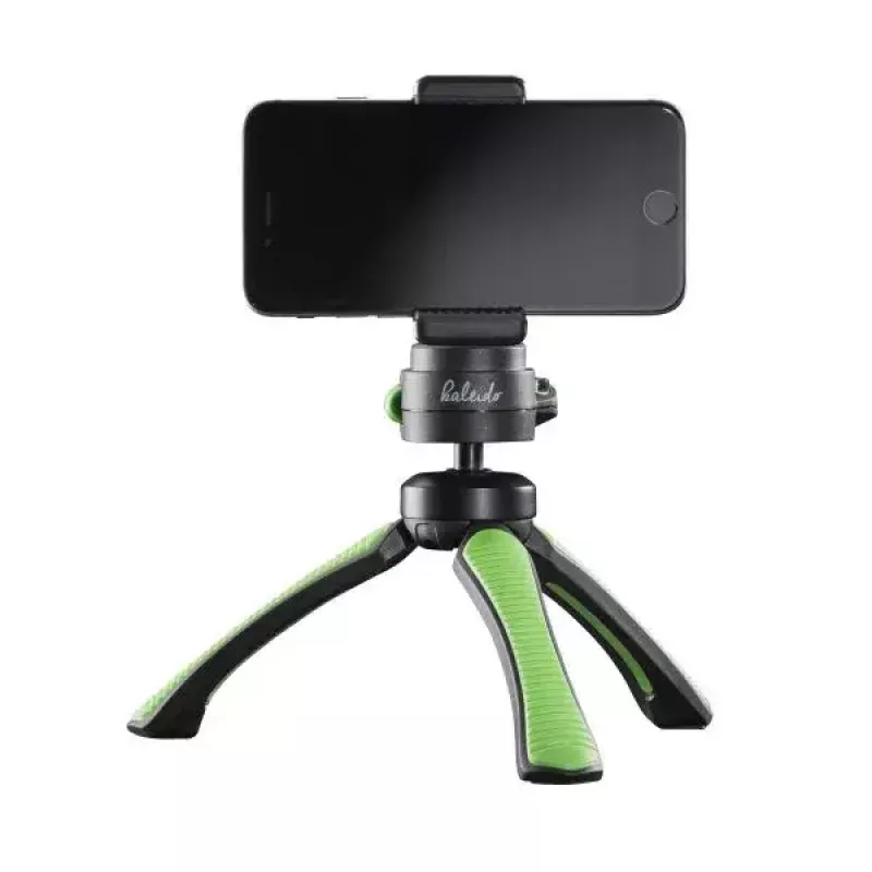 Tripé Mantona 21407 para smartphone e câmara digital preto verde