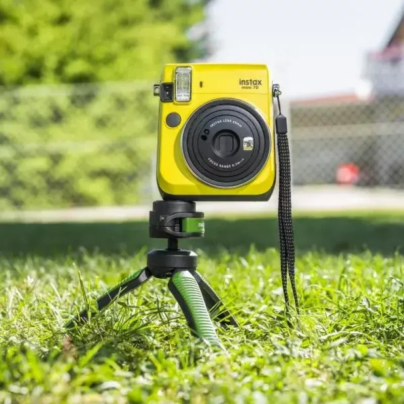 Tripé Mantona 21407 para smartphone e câmara digital preto verde
