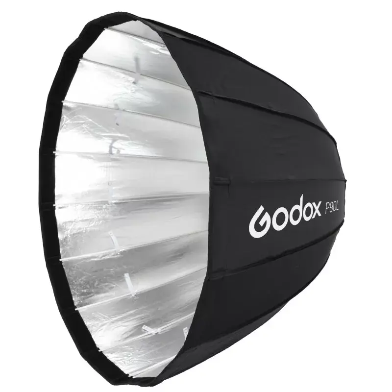 Softbox Godox P90L 90cm preto nylon poliéster com difusores