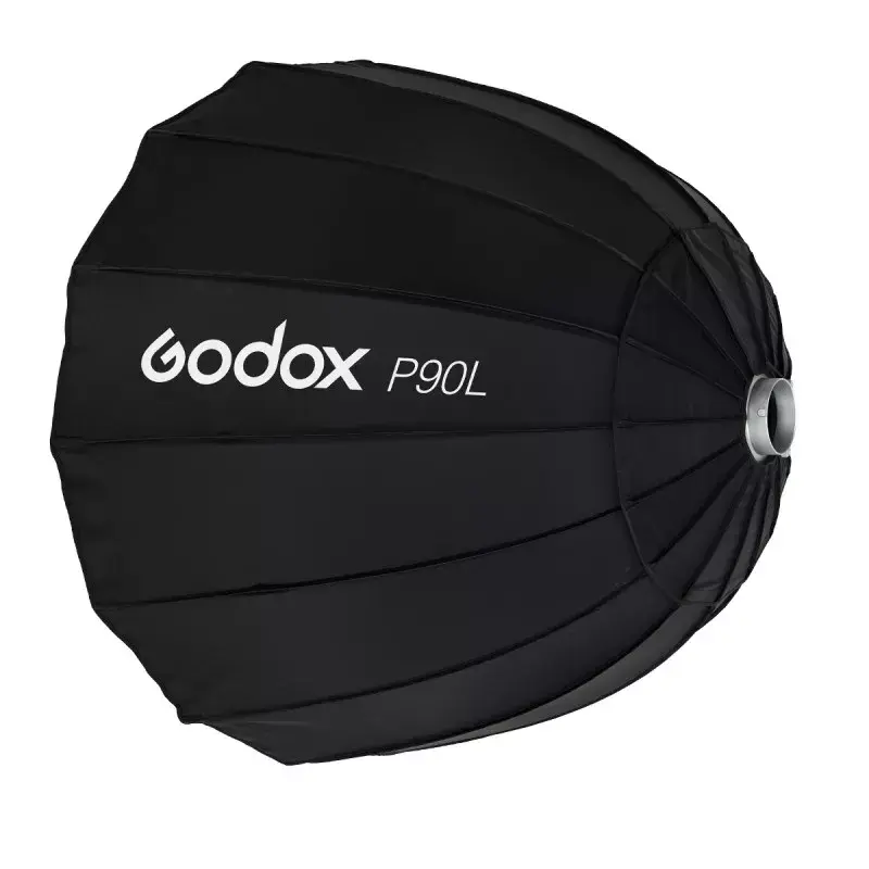 Softbox Godox P90L 90cm preto nylon poliéster com difusores