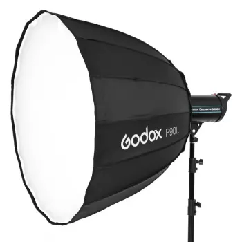 Softbox Godox P90L 90cm preto nylon poliéster com difusores
