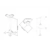 Suporte de teto Multibrackets M Universal Projector 300-480 com ajuste fino