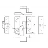 Suporte de teto Multibrackets M Universal Projector 300-480 com ajuste fino