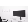 Multibrackets M VESA Deskmount Officeline Dual preto fixação por grampo/parafuso 16 kg 15–30 polegadas