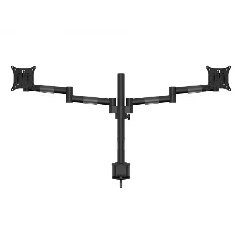 Multibrackets M VESA Deskmount Officeline Dual preto fixação por grampo/parafuso 16 kg 15–30 polegadas