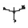 Multibrackets M VESA Deskmount Officeline Dual preto fixação por grampo/parafuso 16 kg 15–30 polegadas