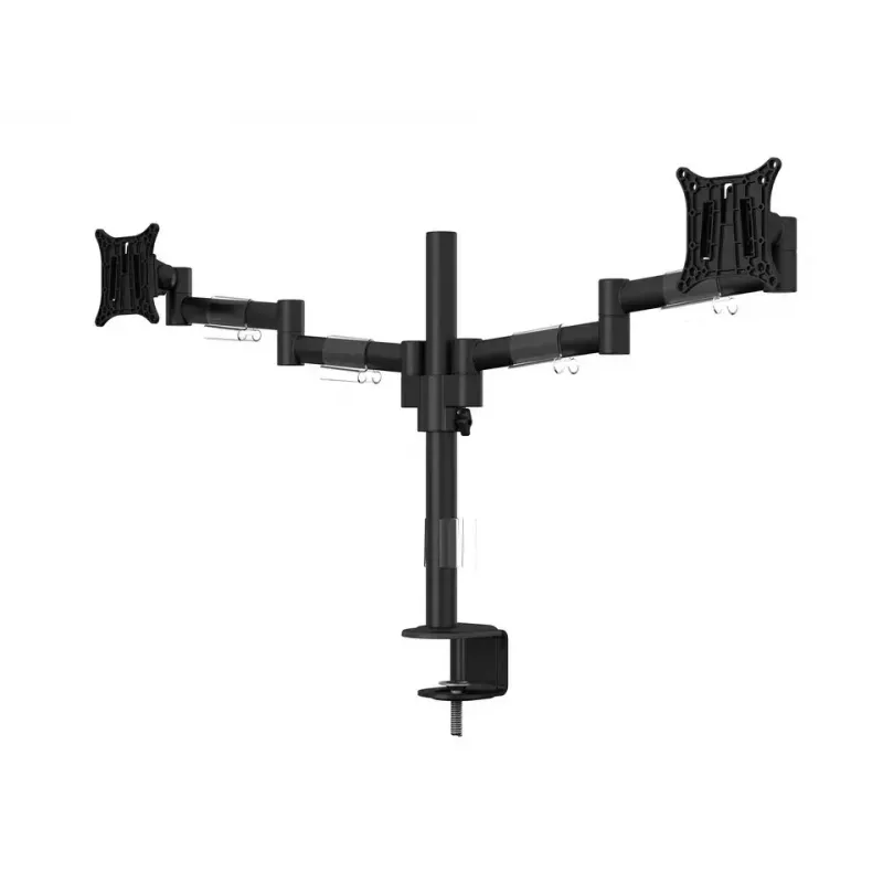 Multibrackets M VESA Deskmount Officeline Dual preto fixação por grampo/parafuso 16 kg 15–30 polegadas
