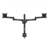 Multibrackets M VESA Deskmount Officeline Dual preto fixação por grampo/parafuso 16 kg 15–30 polegadas