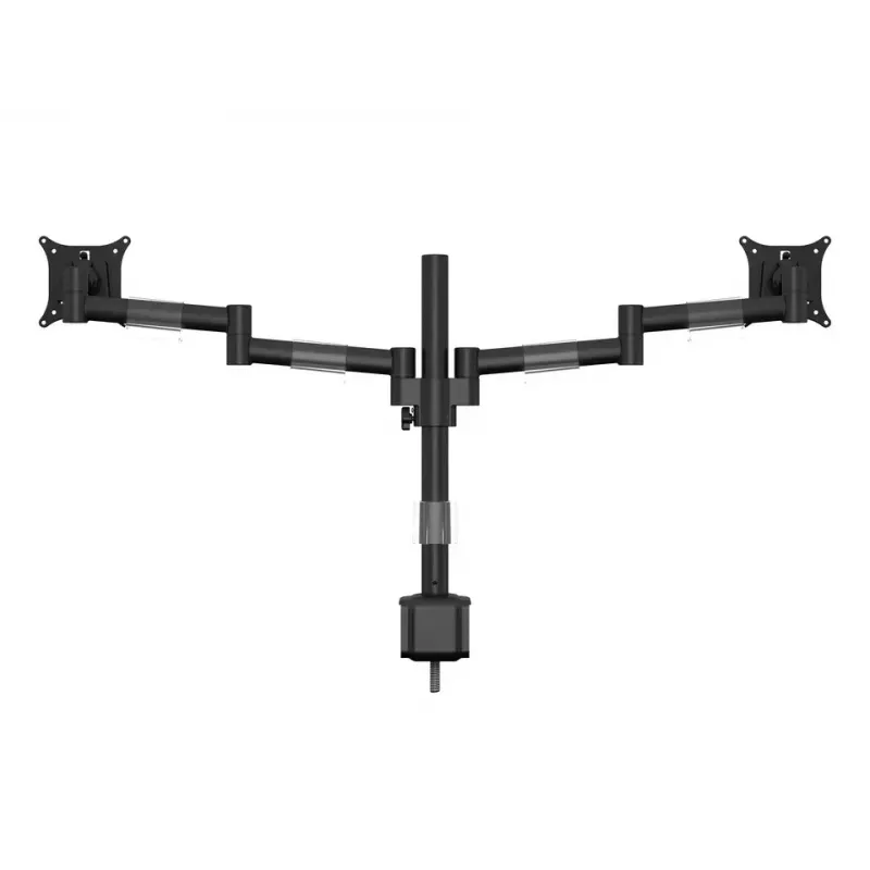Multibrackets M VESA Deskmount Officeline Dual preto fixação por grampo/parafuso 16 kg 15–30 polegadas