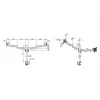 Multibrackets M VESA Deskmount Officeline Dual preto fixação por grampo/parafuso 16 kg 15–30 polegadas