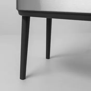 Balde do lixo Brabantia 316227 34L retangular plástico aço inoxidável