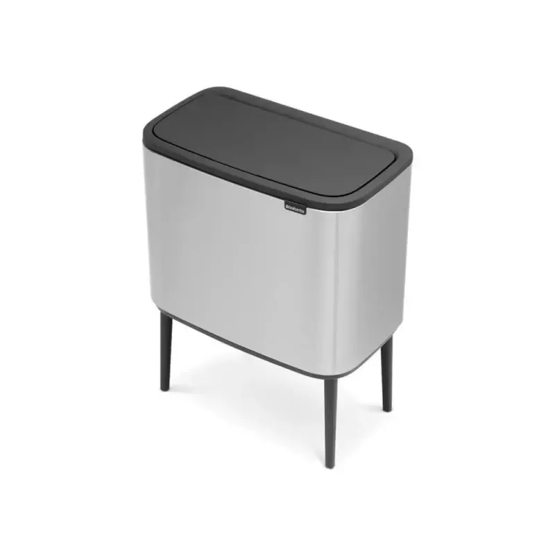 Balde do lixo Brabantia 316227 34L retangular plástico aço inoxidável