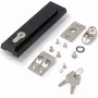 Triton RAX-MS-X35-X2 Manípulo giratório de metal com fechadura para armários rack de chão, 2 chaves