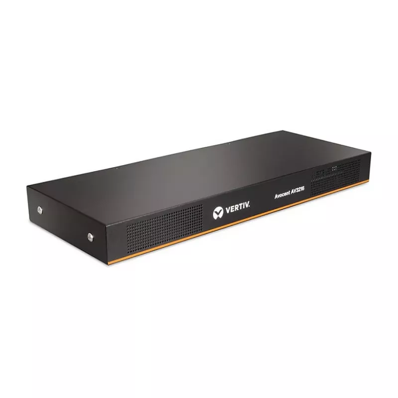 Vertiv Avocent AutoView AV3216 Comutador KVM de 16 portas, 2 utilizadores locais, 1 utilizador IP