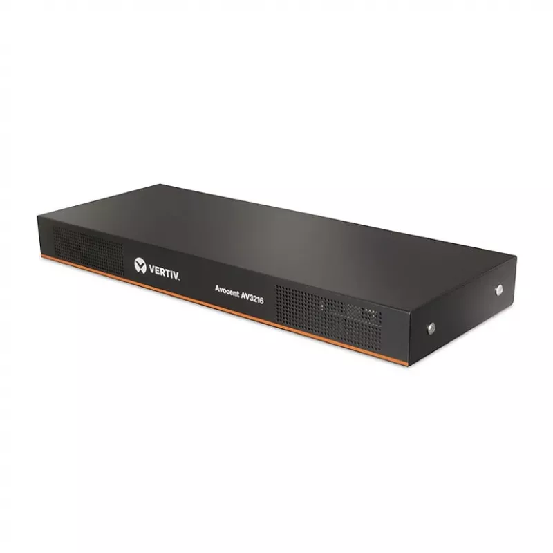 Vertiv Avocent AutoView AV3216 Comutador KVM de 16 portas, 2 utilizadores locais, 1 utilizador IP