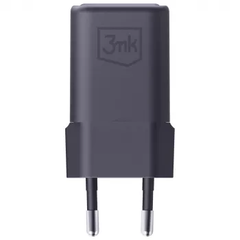 Carregador 3MK Hyper Charger PD 33W GaN QC4+ preto — Carregador rápido PD 33W com tecnologia GaN