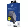 Carregador 3MK Hyper Charger PD 33W GaN QC4+ preto — Carregador rápido PD 33W com tecnologia GaN
