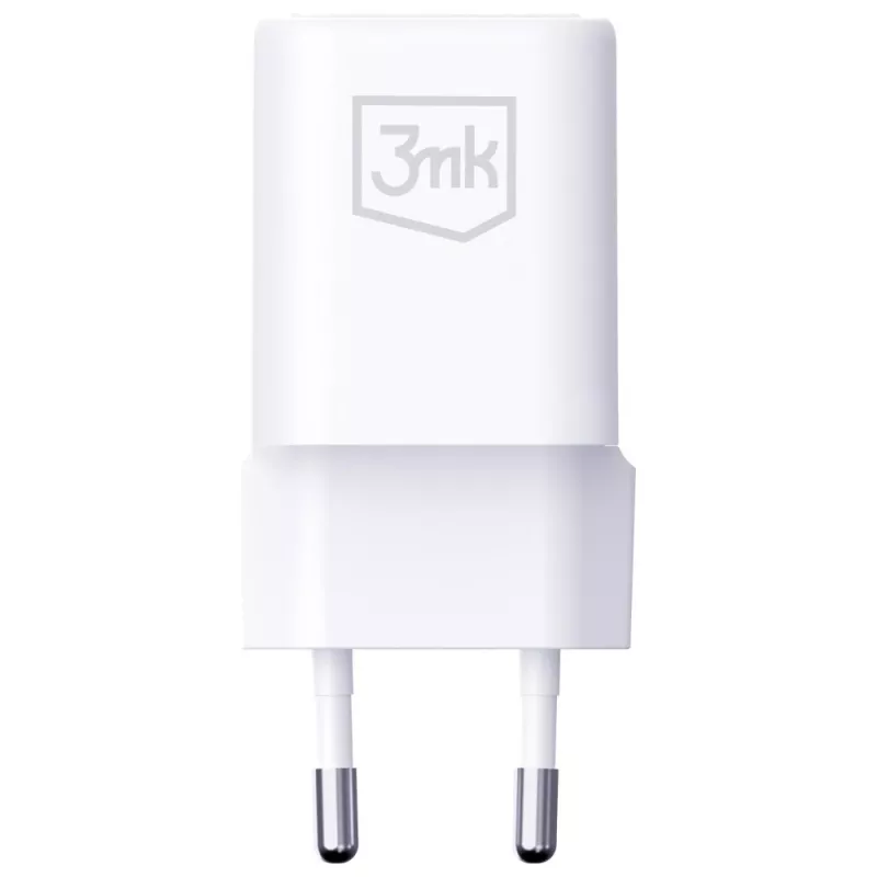 Carregador de parede 3MK Hyper Charger PD 33W GaN QC4+ branco – USB-C PD 33W, GaN, Quick Charge 4+