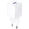 Carregador de parede 3MK Hyper Charger PD 33W GaN QC4+ branco – USB-C PD 33W, GaN, Quick Charge 4+