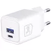 Carregador de parede 3MK Hyper Charger PD 33W GaN QC4+ branco – USB-C PD 33W, GaN, Quick Charge 4+