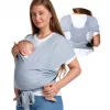 Porta-bebé Momcozy Baby Wrap cinzento