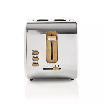 Torradeira Nedis KABT510EWT, 2 ranhuras largas, Soft-Touch, branca