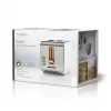 Nedis KABT510EWT Torradeira, 2 ranhuras largas, soft-touch, branca