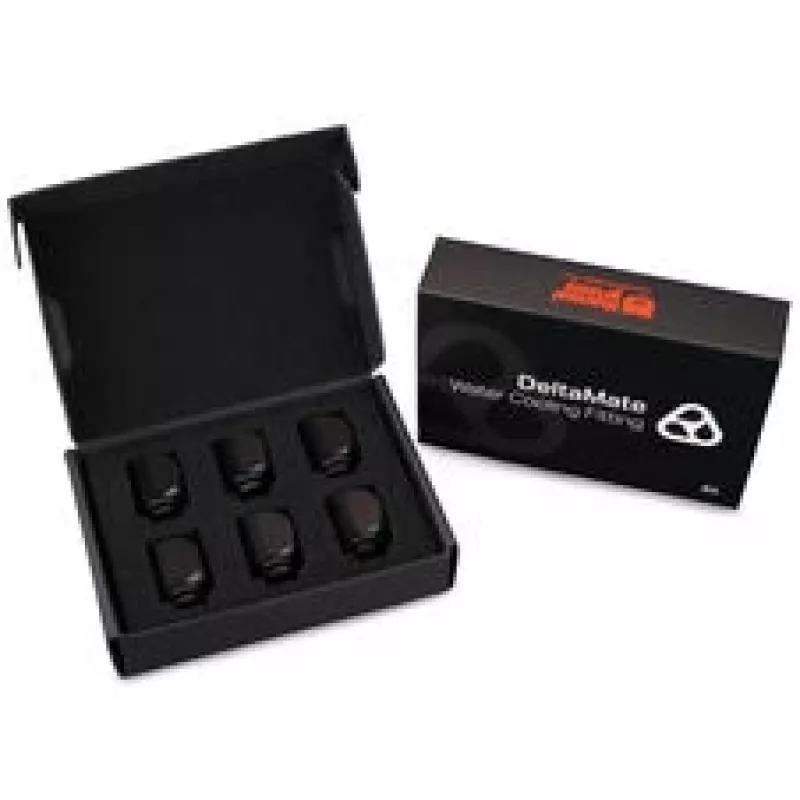 Thermal Grizzly DeltaMate Rotary 90° Conector, preto, pack de 6