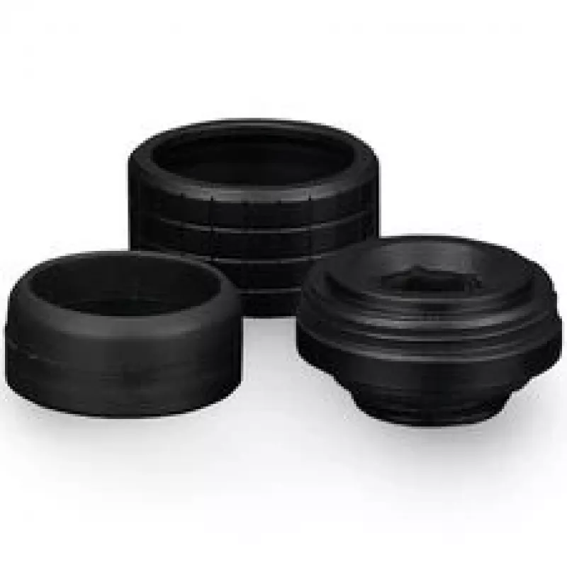 Racord de interface térmica Thermal Grizzly DeltaMate Fitting HT16 preto (pack de 6)