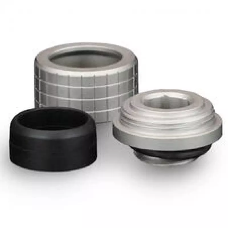 Thermal Grizzly DeltaMate Conector HT14, latão G1/4, níquel, pack de 6 (TG-DM-FIT-6214)