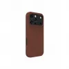 dbramante 1928 Roskilde MS – capa de pele para iPhone 17 Pro Max compatível com MagSafe (castanho-escuro)