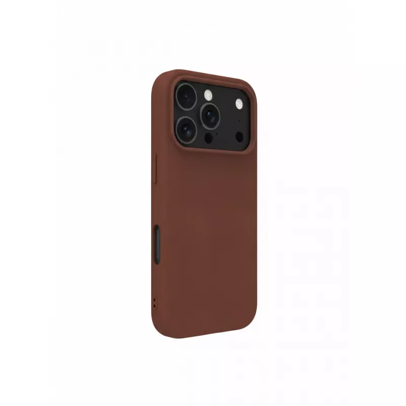 dbramante 1928 Roskilde MS – capa de pele para iPhone 17 Pro Max compatível com MagSafe (castanho-escuro)