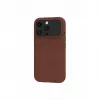 dbramante 1928 Roskilde MS – capa de pele para iPhone 17 Pro Max compatível com MagSafe (castanho-escuro)