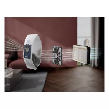 Aspirador de tambor AEG AB51C1DR5B — a seco 3 L saco de pó, 750 W, filtro higiénico, vermelho