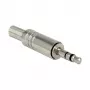 Conector de fio DELOCK 65532, 3,5 mm metal, prateado