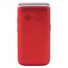 Telemóvel de concha Olympia VITUS 4G — 2,8 polegadas (7,11 cm) LCD, Bluetooth, rádio FM, 147 g, vermelho